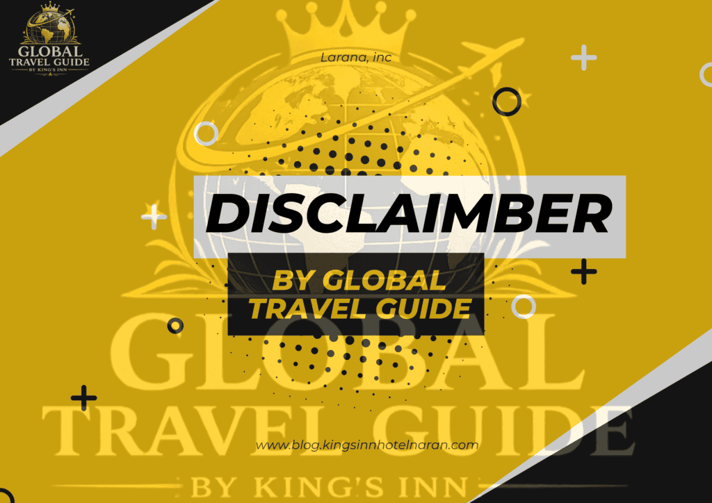 Travel Blog Disclaimer
